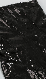 ONE SHOULDER SEQUIN MINI DRESS IN BLACK Dresses styleofcb