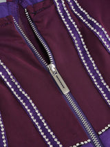 MESH CORSET MINI DRESS IN PURPLE styleofcb