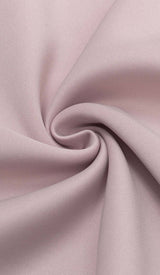 APPLIQUÉD BANDAGE MIDII DRESS IN PALE PINK DRESS STYLE OF CB