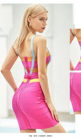 BANDAGE MIDI DRESS IN PINK Dresses styleofcb