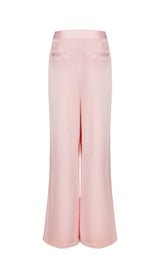 BOW-EMBELLISHED TWO-PIECE SUIT IN PINK styleofcb