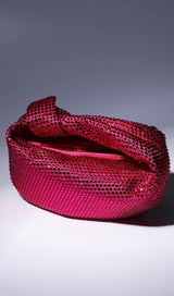 EMBELLISHED TOTE BAG IN HOT PINK Bags Oh CICI