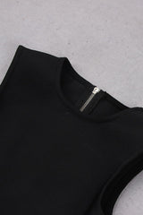 CRYSTAL EMBROIDERED SHORT BANDAGE DRESS Sequins Dress styleofcb