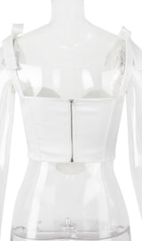 FISHBONE TOPS IN WHITE Clothing styleofcb