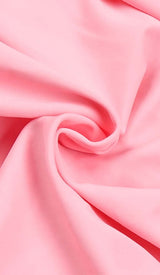 FLOWER-EMBELLISHED RUCHED MINI DRESS IN PINK DRESS STYLE OF CB