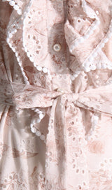 FLOWERS COTTON MAXI DRESS IN WHITE DRESS sis label