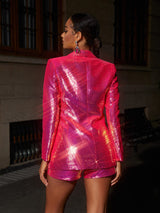 SEQUIN BLAZER SHORTS SET Sets styleofcb
