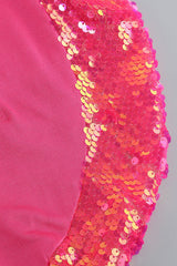 HOT SEQUIN PINK TOP AND SKIRT TWO PIECE SET TOPS & SKIRTS styleofcb
