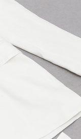 PEARL-DECORATED SUIT IN WHITE styleofcb