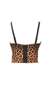 LEOPARD CORSET TOP Clothing styleofcb