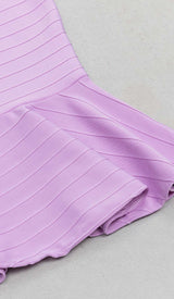 MERMAID CORSET MIDI DRESS IN PURPLE DRESS STYLE OF CB