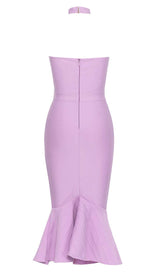 MERMAID CORSET MIDI DRESS IN PURPLE DRESS STYLE OF CB