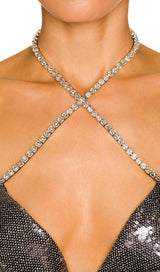 MIDI DRESS WITH SEQUINS SLITS IN SLIVER Dresses styleofcb