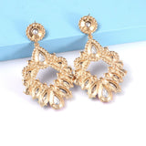 COLORFUL CRYSTAL CHANDELIER DROP EARRINGS JEWELLERY styleofcb