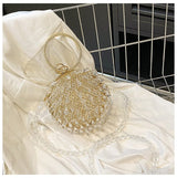 DRIP CLEAR BALL CLUTCH Bags styleofcb