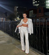 SPARKLE BLAZER THREE PIECE SET Sets styleofcb