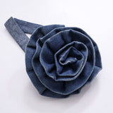 STRAPLESS DENIM TOP WITH CHOKER Tops Oh CICI