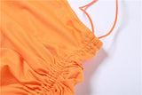 CUTOUT ASYMMETRIC SKIRT SET Sets Oh CICI