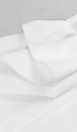 OFF SHOULDER BANDAGE MIDI DRESS IN WHITE
