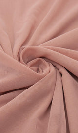 ONE SHOULDER CUT OUT MIDI DRESS IN PINK Dresses styleofcb