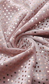 PINK VELVET DOT STRAPLESS MINI DRESS Dresses styleofcb