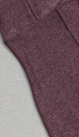 PLUS GLITTER MIDI DRESS IN BROWN DRESS STYLE OF CB