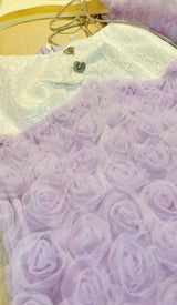 ROSE EMBELLISHED MINI DRESS IN LILAC DRESS STYLE OF CB