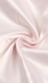 RUCHED OFF-SHOULDER SLIM MIDI DRESS IN PINK DRESS STYLE OF CB