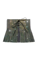 SEQUIN CRYSTAL MINI SKIRT Mini Skirts styleofcb FREE SIZE COLOURS