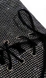 SEQUIN CRYSTAL MINI SKIRT Mini Skirts styleofcb