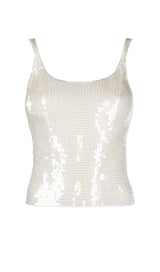 SEQUIN EMBROIDERED TANK TOP DRESS STYLE OF CB