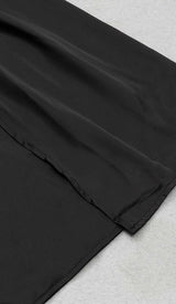 SLEEVELESS BANDAGE MIDI DRESS IN BLACK DRESS STYLE OF CB