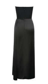 SLEEVELESS BANDAGE MIDI DRESS IN BLACK DRESS STYLE OF CB