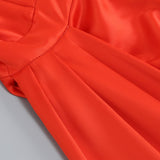 SLEEVELESS THIGH SLIT MAXI DRESS IN RED Bandage Dresses styleofcb