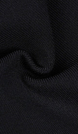 STRAPLESS SLIT BANDAGE DRESS IN BLACK Dresses styleofcb