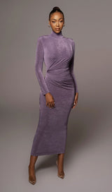VIOLET RUCHED KNIT MAXI DRESS Dresses styleofcb