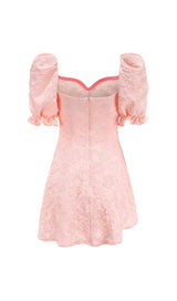 DIAMOND FLORAL BACKLESS MINI DRESS IN PINK DRESS STYLE OF CB