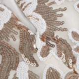 FLORAL LACE MINI DRESS IN WHITE styleofcb