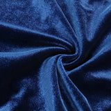 OFF SHOULDER WAIST HOLLOW VELVET MAXI DRESS IN BLUE styleofcb