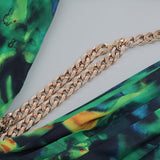 LONG SLEEVE MAXI DRESS IN GREEN styleofcb
