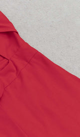 HALTER SLEEVELESS JUMPSUIT IN RED DRESS STYLE OF CB