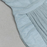 HALTER CREPE BANDAGE MINI DRESS