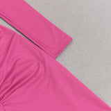 ASYMMETRIC RUCHED LONG SLEEVE MAXI DRESS
