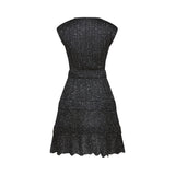 Cordelia sequin-embellished tiered mini dress