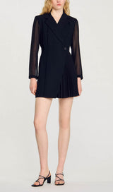 LILELA CONTRAST SLEEVE DRESS