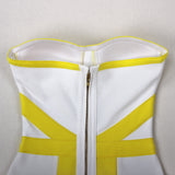 STRAPLESS BODYCON BANDAGE MINI DRESS