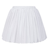 tiffany White off-shoulder Ruched Blouse & Skirt Set