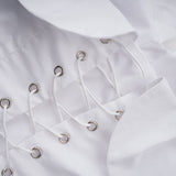 tiffany White off-shoulder Ruched Blouse & Skirt Set