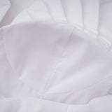 tiffany White off-shoulder Ruched Blouse & Skirt Set