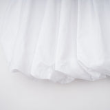 tiffany White off-shoulder Ruched Blouse & Skirt Set